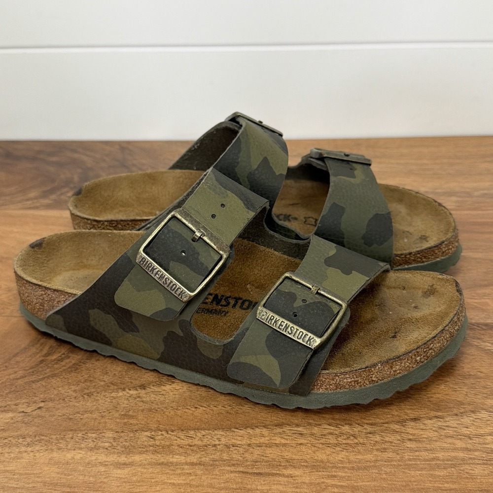 Birkenstock Arizona 41 Desert Soil Camo Green Size W6/M4 Y2K Comfort Slides